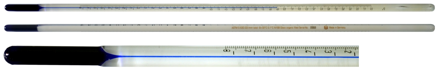 ASTM - Blue Spirit Thermometers (Non Mercury)