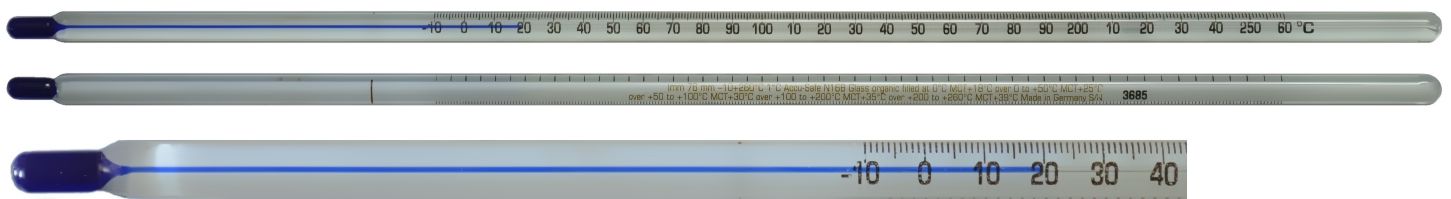 Accu-Safe Non-Mercury Laboratory Thermometers