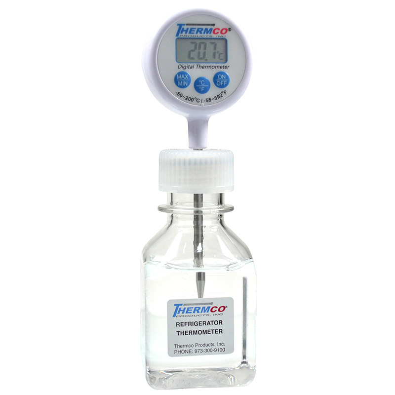 Fridge Digital Bottle Thermometer 60ml Glycol images