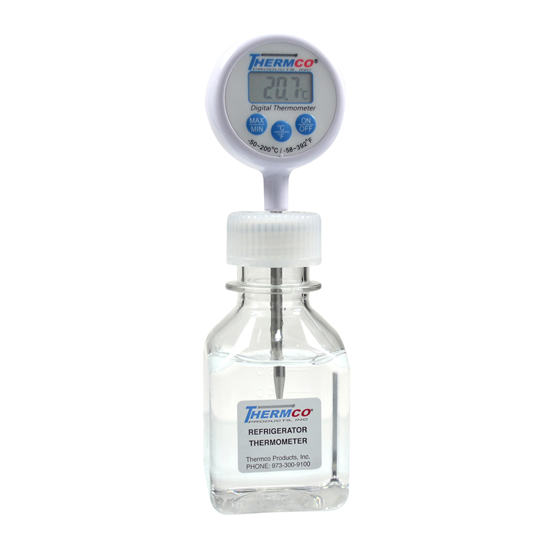 Fridge Digital Bottle Thermometer 60ml Glycol