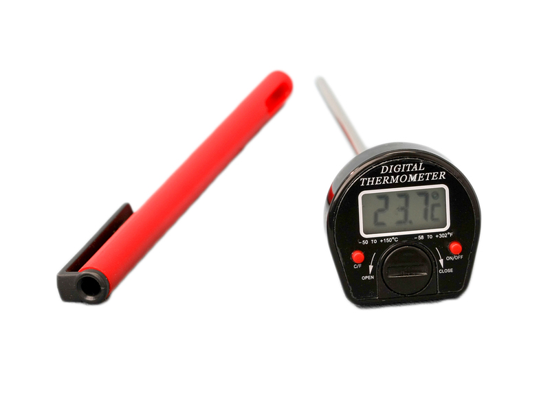 “NON-ROLL” DIAL 5″ Stem Digital Thermometer images