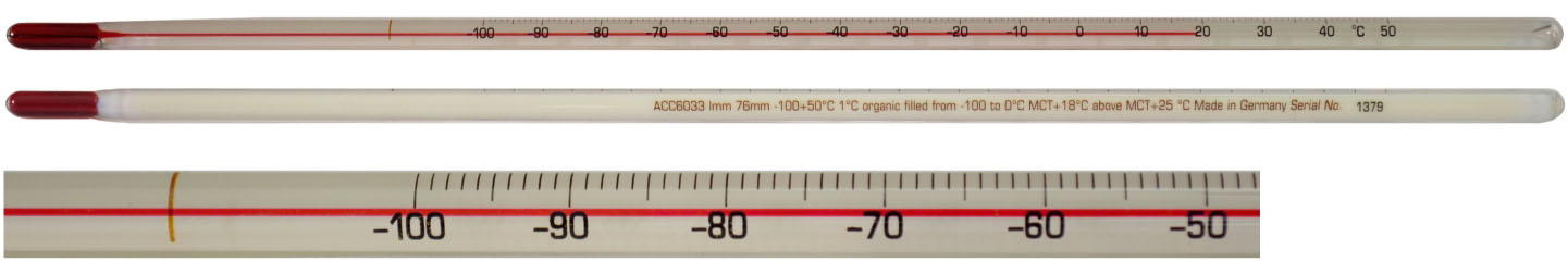 PRECISION - Non-Mercury Laboratory Thermometers
