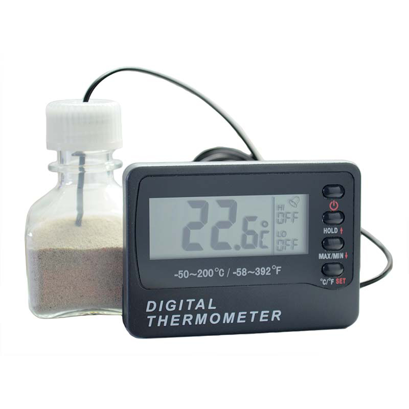 Water Bath MIN-MAX Alarm Digital Bottle Thermometer