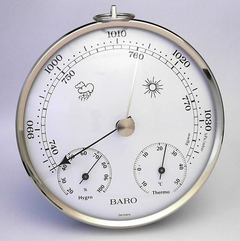 5″ Dial Barometer 960 to 1070 mb Temp / Hygrometer images