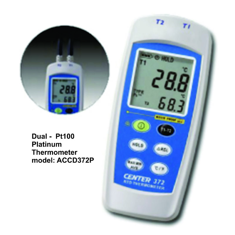 Single Probe Pt100 Platinum Digital Thermometer images