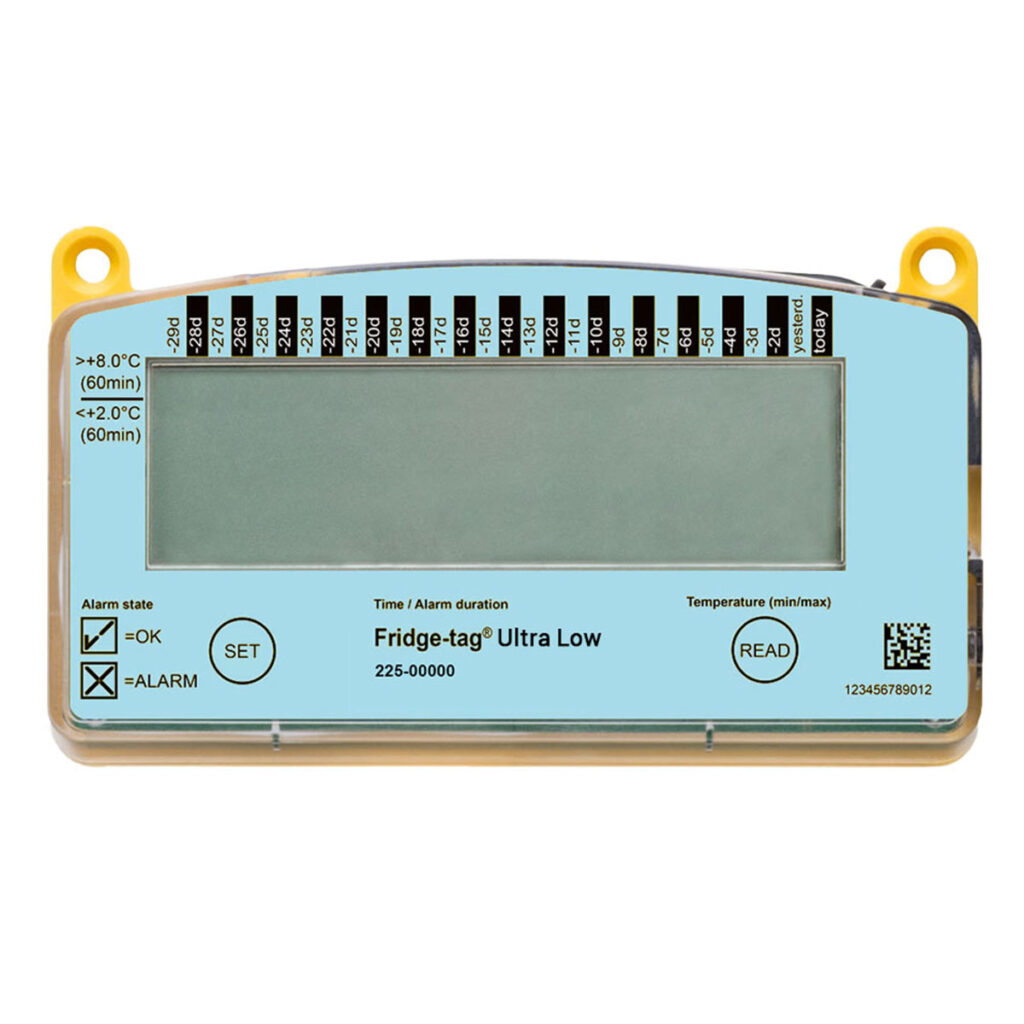Fridge-tag Ultra Low data logger temperature