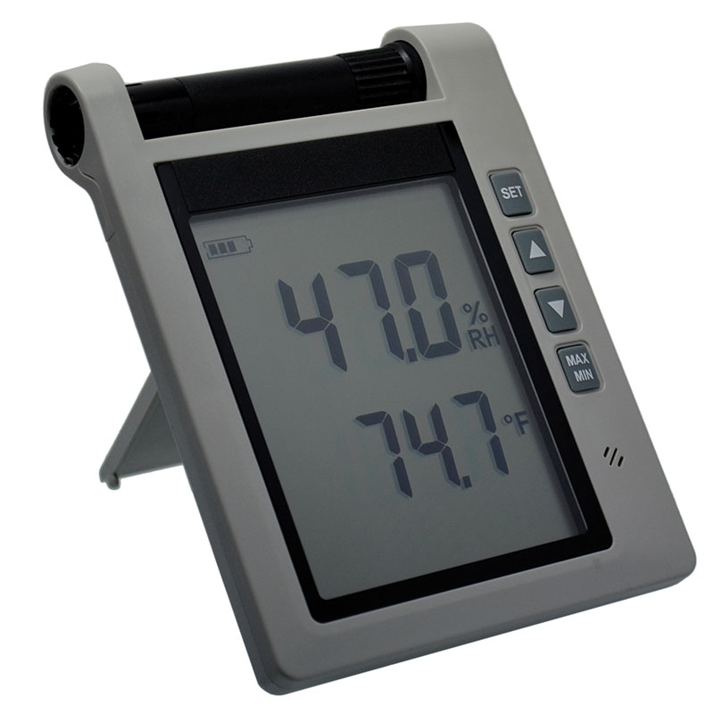 24/7 Environment Monitoring System, Large Easy To Read LCD Display, Audible & Visual Alarms images